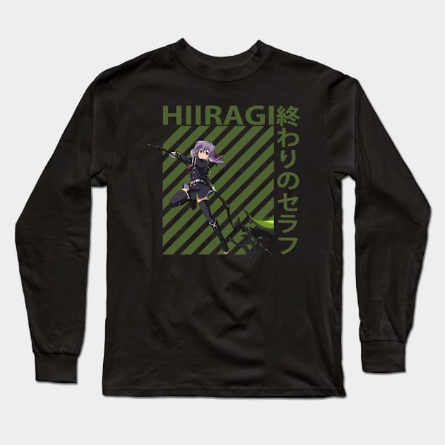 Hiiragi Shinoa owari no seraph Long Sleeve T-Shirt by TokyoLuv1